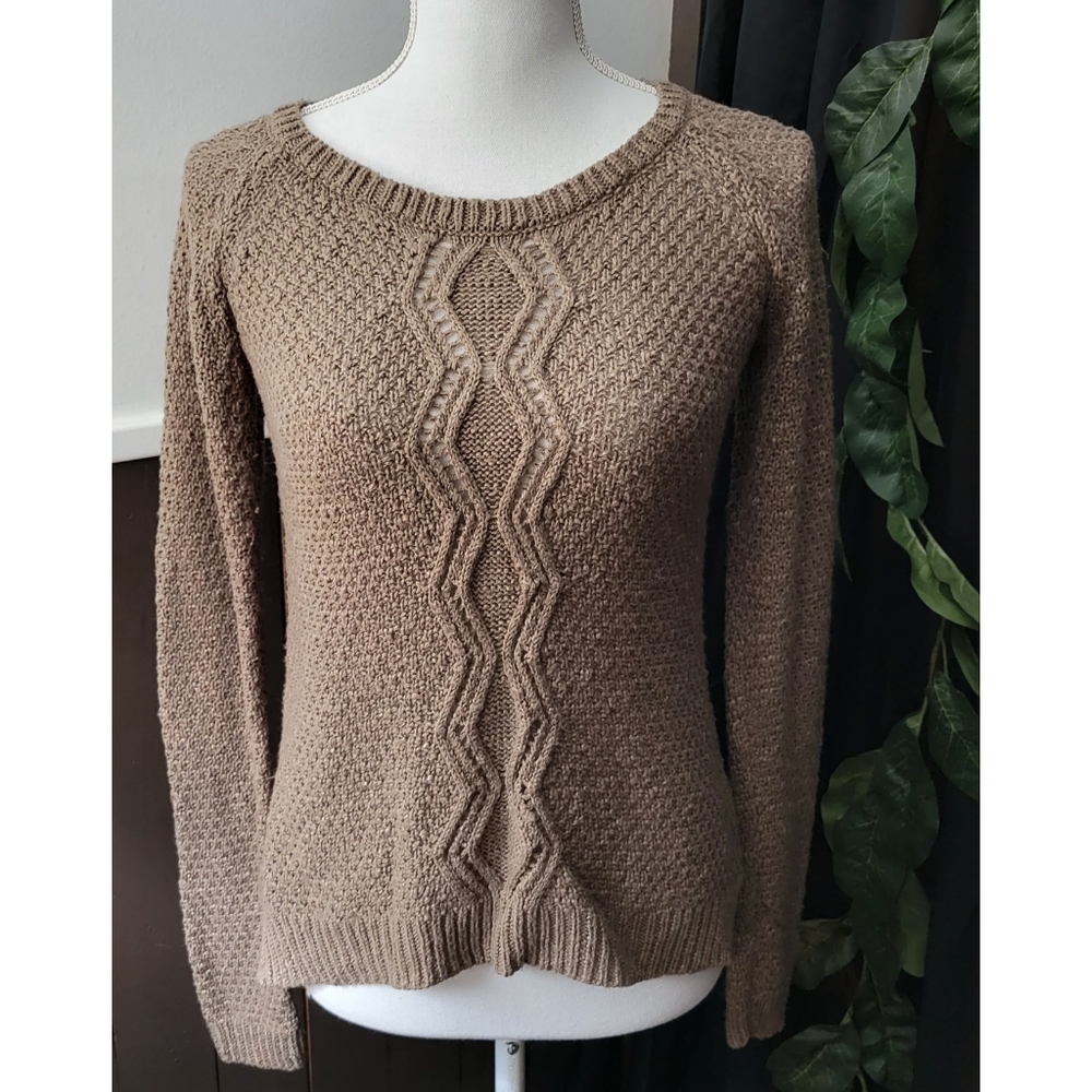 Pink Rose Crew Neck Sweater